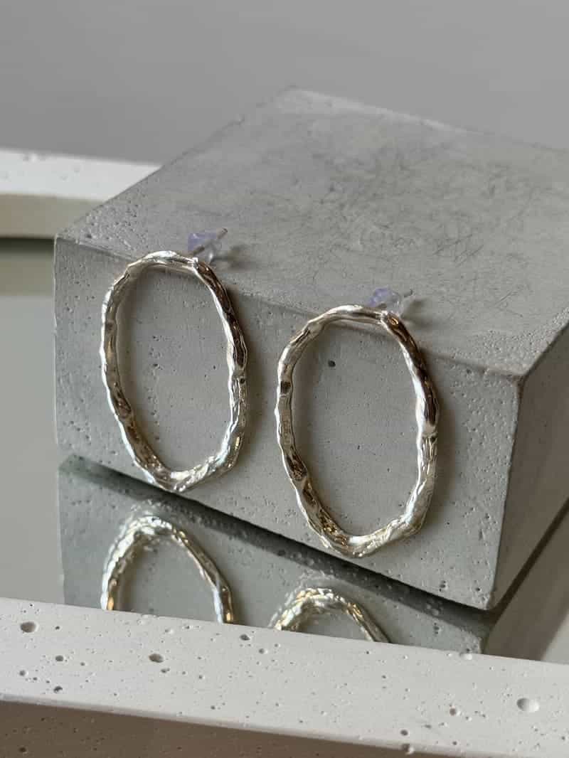 گوشواره بی شکل کد SH - E02 - S