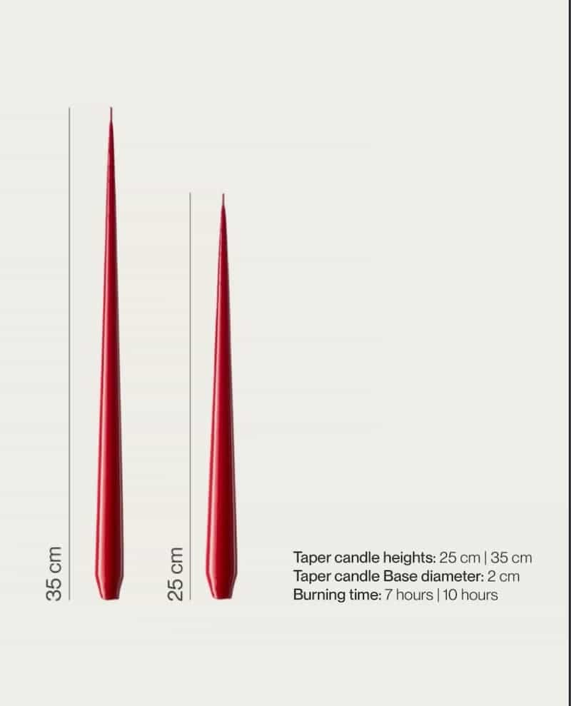 شمع taper 35 cm