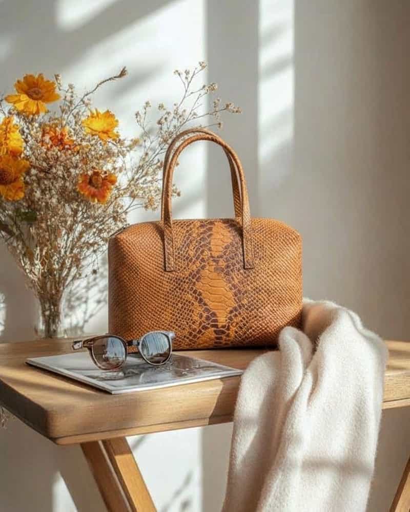 کیف دستی زارا چرم بزی